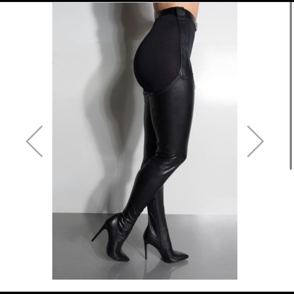 Brand New in Box Azalea Wang Westloop Thigh High Boot - Picture 3 of 4